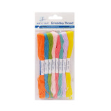 8 ct. Embroidery Thread Pastel Colors