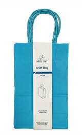 3 ct. Kraft Bag-Light Blue