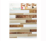 Self Adhesive Plastic Wall Tile.  Approx: 12" x 12" - D3D-024