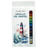 12pcs Oil Pastel Metallic Set
