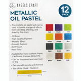 12pcs Oil Pastel Metallic Set