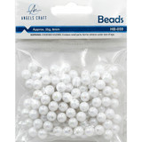 35g. Acrylic Bead - White AB