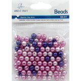 35g, Acrylic Pearl Bead - Shades of Purple
