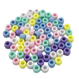 43g. Pony Bead- Pastel 6 Colors