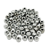 35g. Pony Bead- Metallic Silver Color
