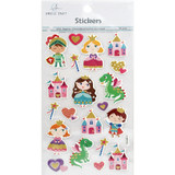 1 Sheet, 20ct. Puffy Sticker - Princess Theme