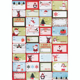 1 Sheet, 36ct. Christmas To/From Stickers