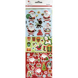 3 Sheet, 83ct. Christmas Stickers Variety Pack