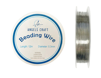 BC-009 Beading Wire 0.3mm Silver