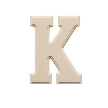 6" Wood Letter "K"