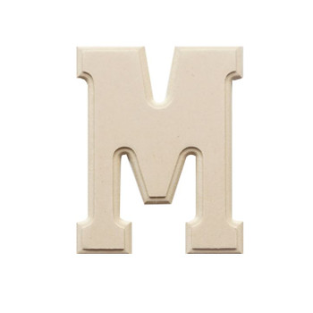 6" Wood Letter "M"