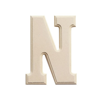 6" Wood Letter "N"