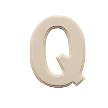 6" Wood Letter "Q"