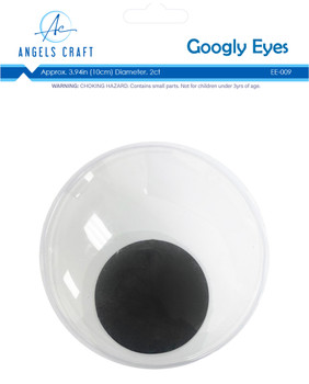 EE-009 Googly Eyes, 4", 2 ct