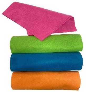 SFT-034 FELT SHEET FUSHIA, ROYAL, NEON GREEN, NEON ORANGE 4PC/PK 