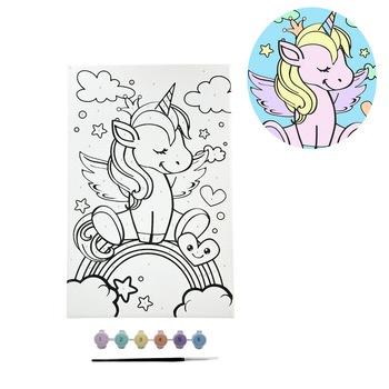 Canvas Paint Set - Unicorn