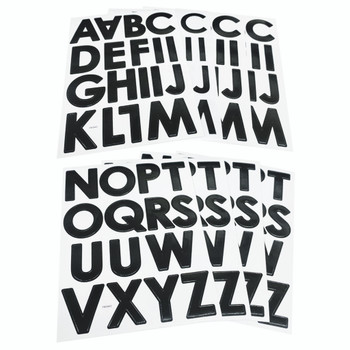 8 Sheet, 132ct. Black Alphabet Letters Stickers - Variety Pack
