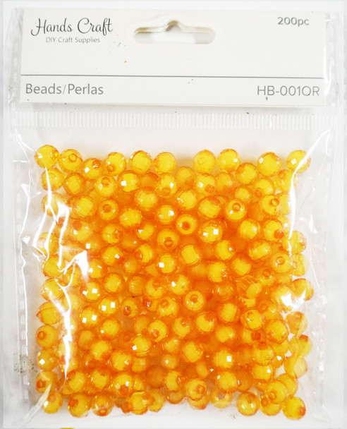 HB-001OR Disco Bead Yellow Orange