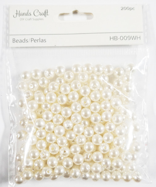 HB-009WH 7mm Pearl Beads