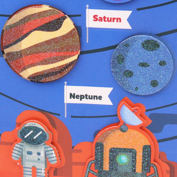 Solar System 3D Sticker