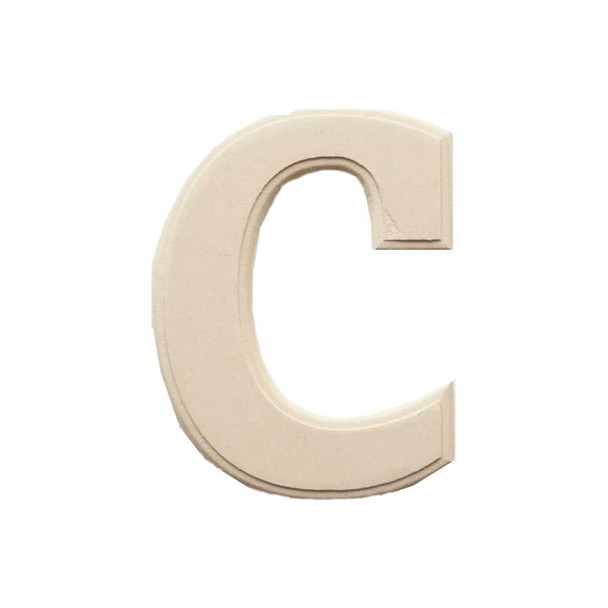 6" Wood Letter "C"