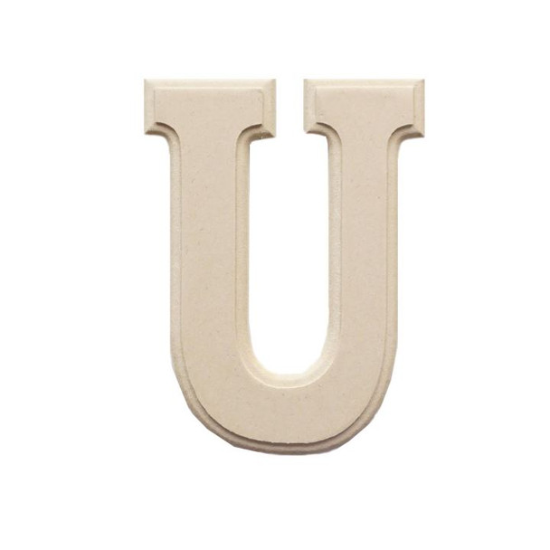 6" Wood Letter "U"