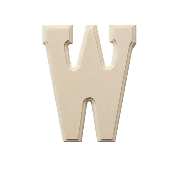 6" Wood Letter "W"