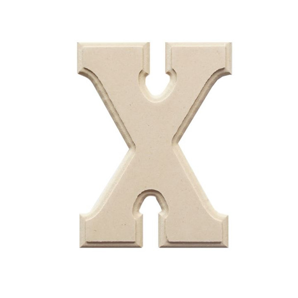 6" Wood Letter "X"