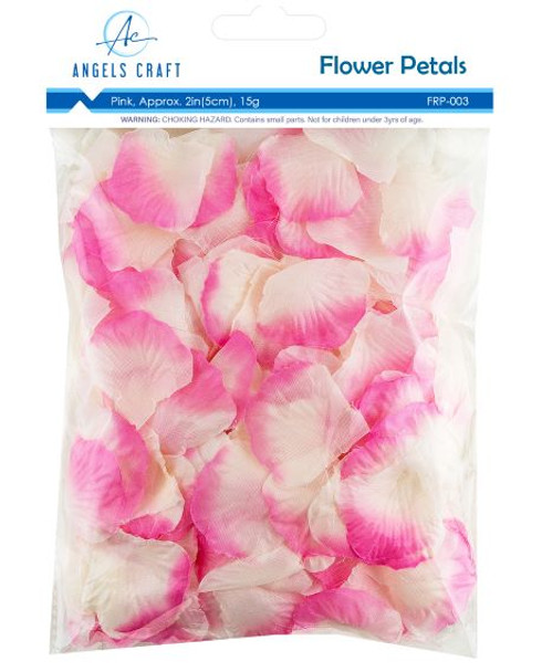 FRP-003 Fabric Flower Petals,Pink, 2", 15g