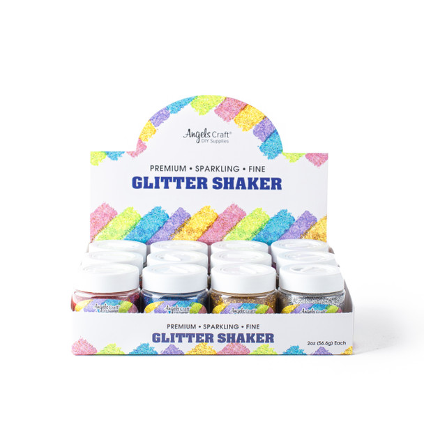 GLT-007 GLITTER SHAKER, 56.6G. PRIMARY COLORS