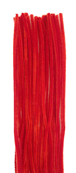 25 ct. Chenille Stem- Red
