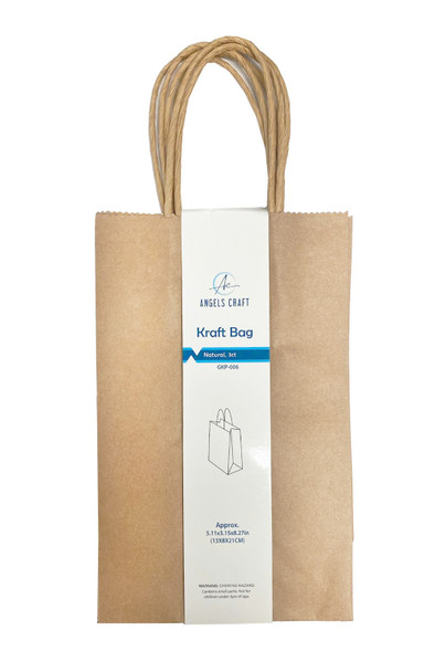 3 ct. Kraft Bag-Natural