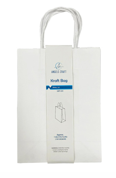 2 ct. Kraft Bag-White