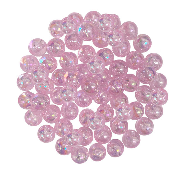 Clear Beads-Pink
