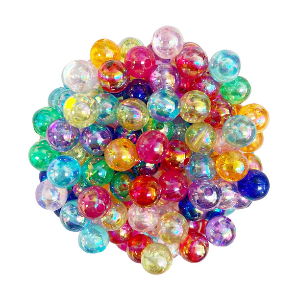 Clear Beads-Multi color