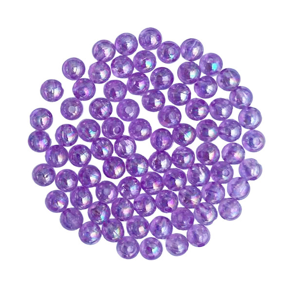 Clear Beads-AB Purple