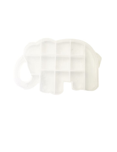 Elephant Plastic Organizer Box - Angels Craft