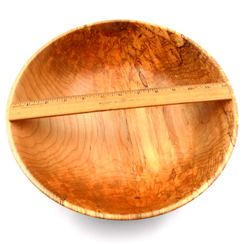 Spalted Maple Bowl, 13 inch
