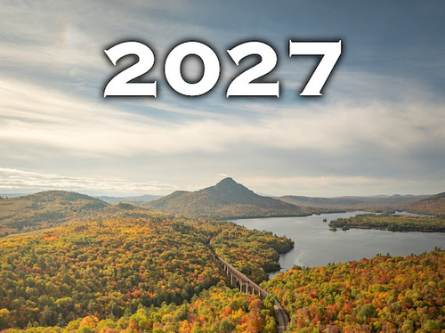 2027 North Woods Aerial Calendar