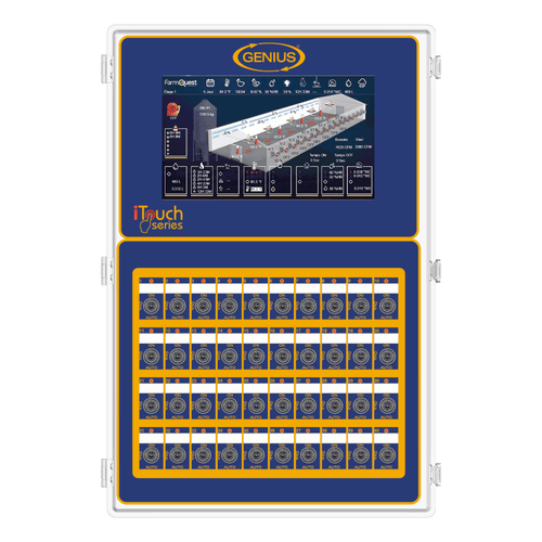 The world-renowned GENIUS iTouch series allows for real-time access and 24/7 management of farm installations