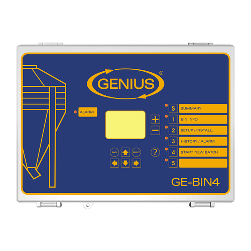 The GENIUS Feed Bin Monitoring System allows for the simple and effective monitoring and management of your real time feed bin inventory levels and feed consumption rates.