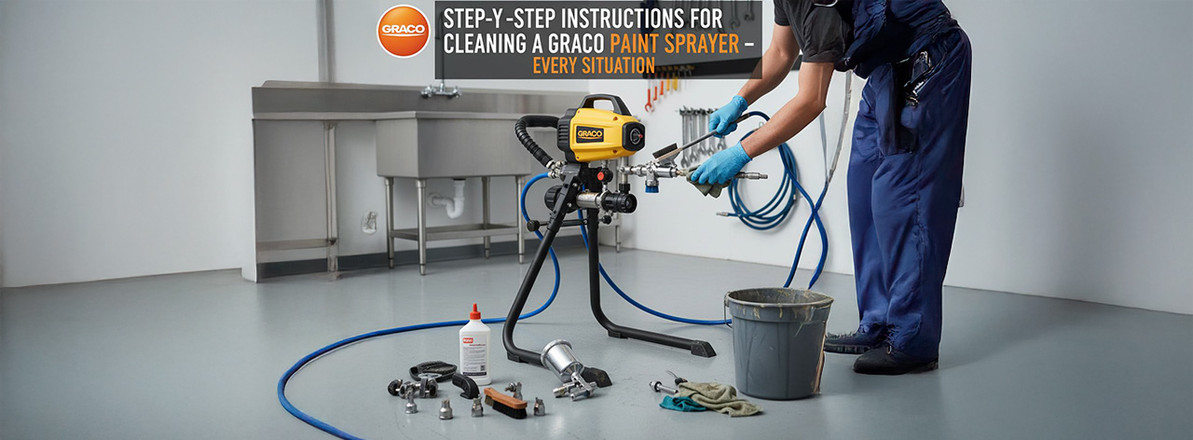 Step-by-Step Instructions for Cleaning a Graco or Paint Sprayer – Every Situation