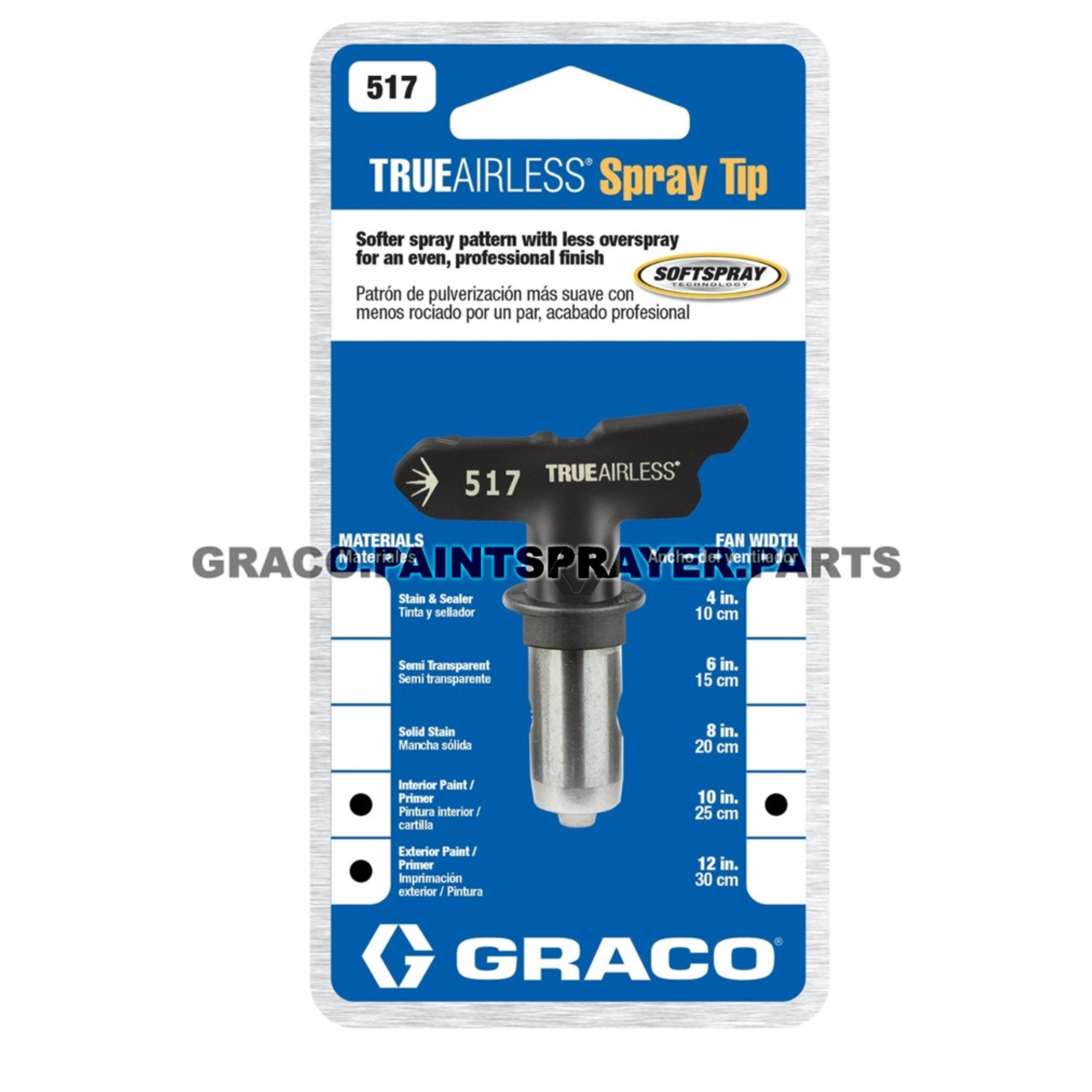 TRU517 - TRUEAIRLESS TIP,SPRAY, (517) - Graco Original Part