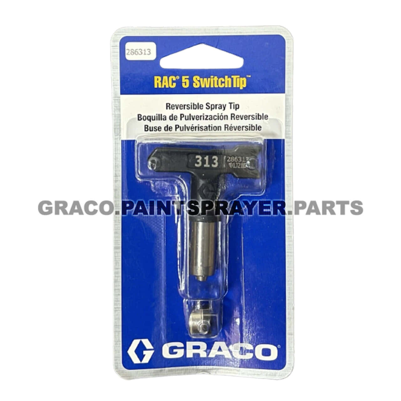 トビー（感謝）/5 Graco Graco 313 Tip RAC 5 SwitchTip 286313 OEM - Genuine Part
