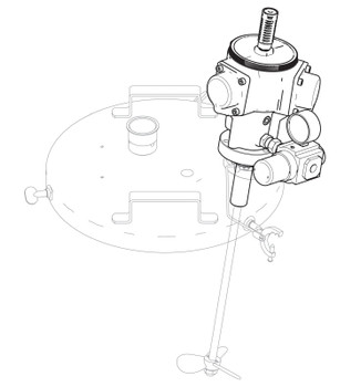 19Y592 - KIT RETRO 5-10 GA PAIL RP MTR - Graco Original Part - Image 1
