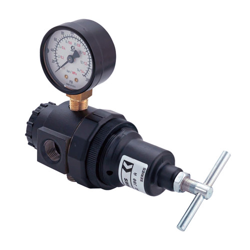 109075 - REGULATOR AIR 3/8" WITH GAUGE - Graco Original Part - Image 1