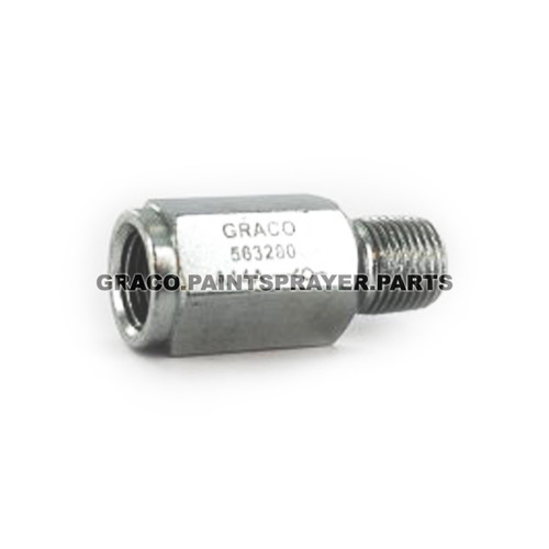 563200 - VALVE CHECK 1/8 NPT REV 5000 - Graco Original Part - Image 1