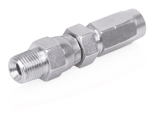 128562 - FITTING SWIVEL HOSE 1/8" ID 1/8NPT - Graco Original Part - Image 1
