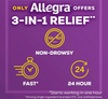 Allegra 24 HR Indoor/Outdoor Allergy Relief, 90 Tablets Exp 2024