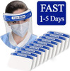 10Pcs Safety Face Shield Reusable Full Face